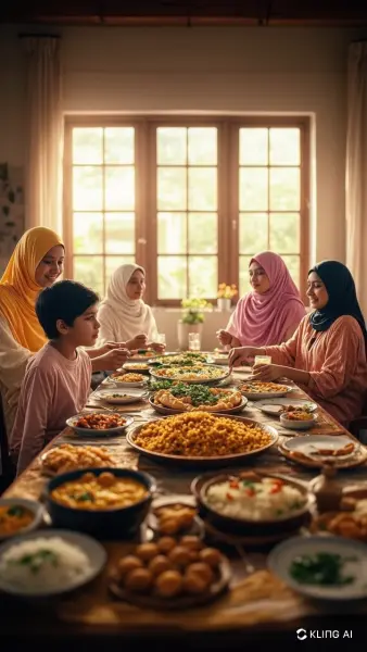 Hidangan tradisional Madinah sering disajikan dalam porsi besar untuk berbagi